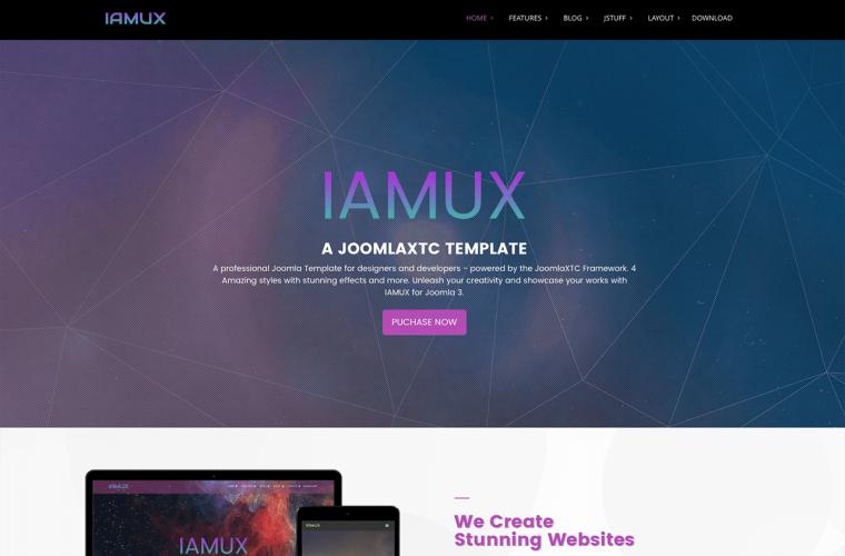 Joomla Template IAMUX    by JoomlaXTC