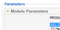 Module parameters