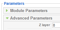 Module advanced parameters